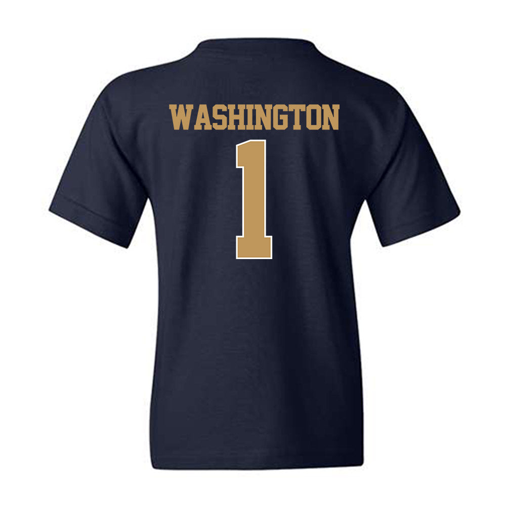 Georgia Tech - NCAA Men's Basketball : Lamar Washington - Classic Shersey Youth T-Shirt-1