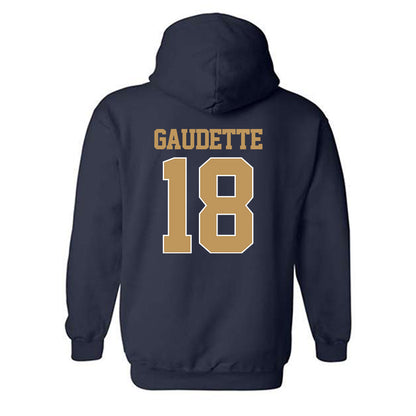 Georgia Tech - NCAA Baseball : Caden Gaudette - Classic Shersey Hooded Sweatshirt-1