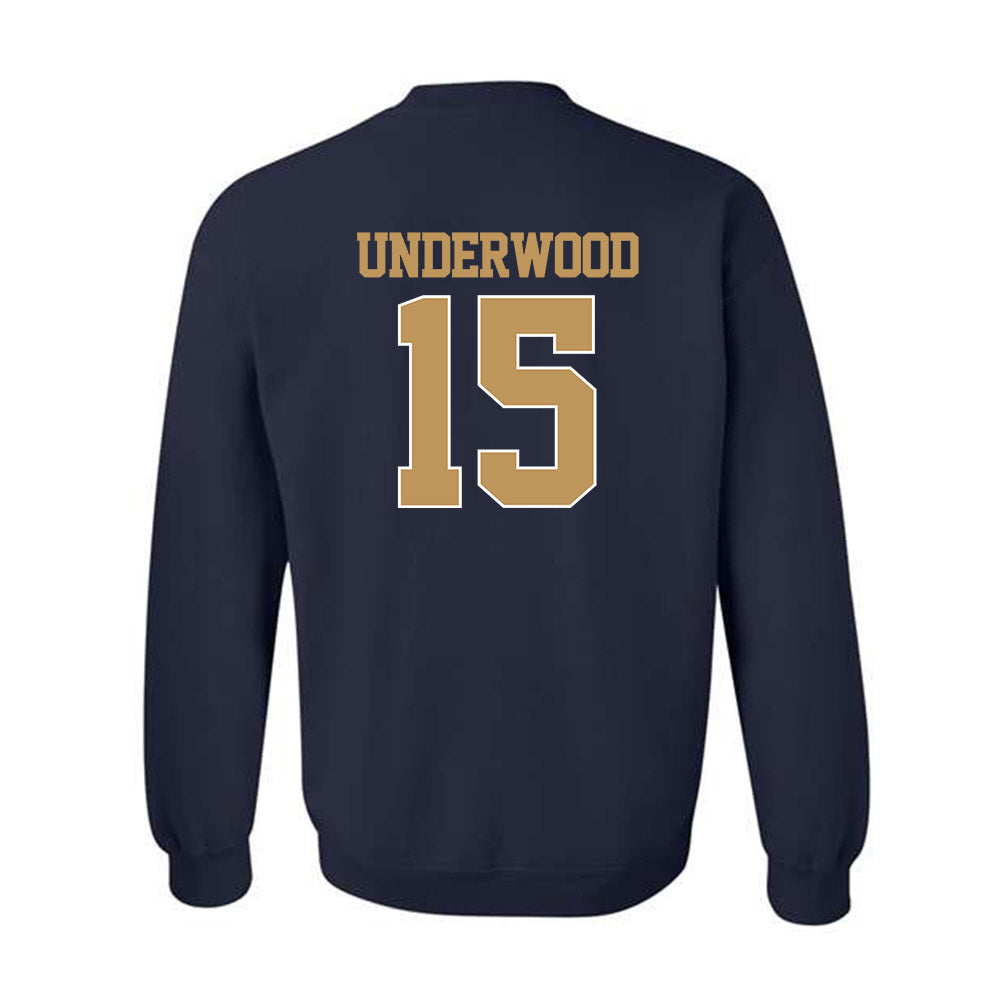 Georgia Tech - NCAA Baseball : Cooper Underwood - Classic Shersey Crewneck Sweatshirt-1