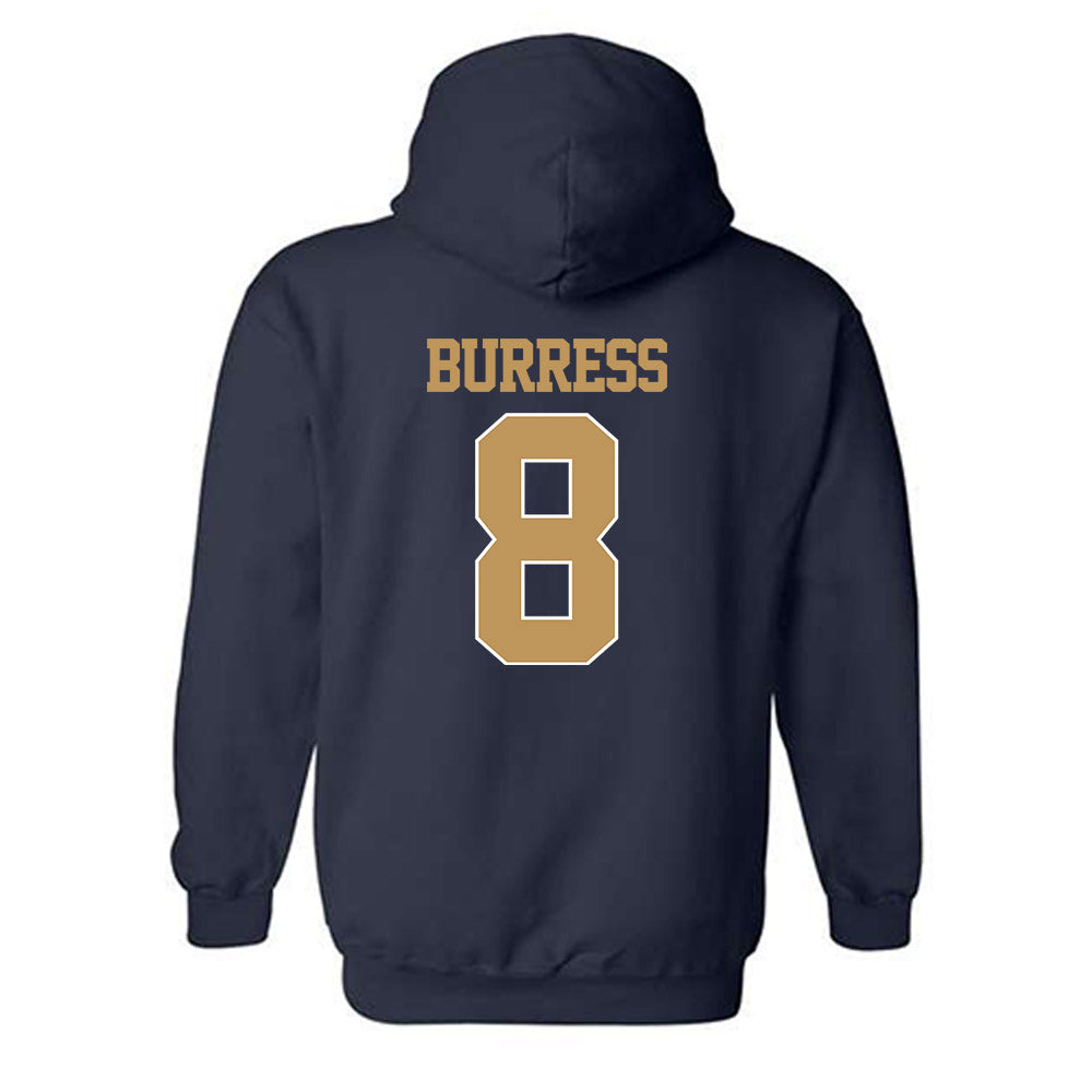 Georgia Tech - NCAA Baseball : Drew Burress - Classic Shersey Hooded Sweatshirt-1