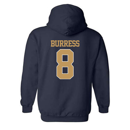 Georgia Tech - NCAA Baseball : Drew Burress - Classic Shersey Hooded Sweatshirt-1