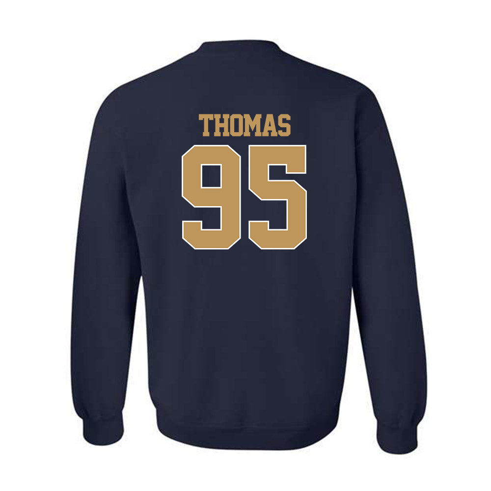 Georgia Tech - NCAA Football : Tawfiq Thomas - Classic Shersey Crewneck Sweatshirt-1