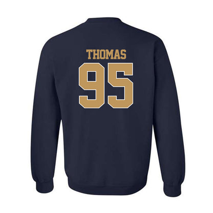 Georgia Tech - NCAA Football : Tawfiq Thomas - Classic Shersey Crewneck Sweatshirt-1