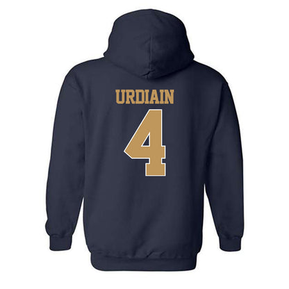 Georgia Tech - NCAA Women's Basketball : Leyre Urdiain - Classic Shersey Hooded Sweatshirt-1