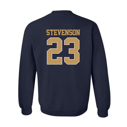 Georgia Tech - NCAA Football : Traeviss Stevenson - Classic Shersey Crewneck Sweatshirt-1