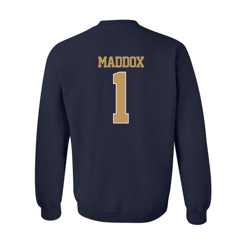 Georgia Tech - NCAA Football : Trelain Maddox - Classic Shersey Crewneck Sweatshirt-1