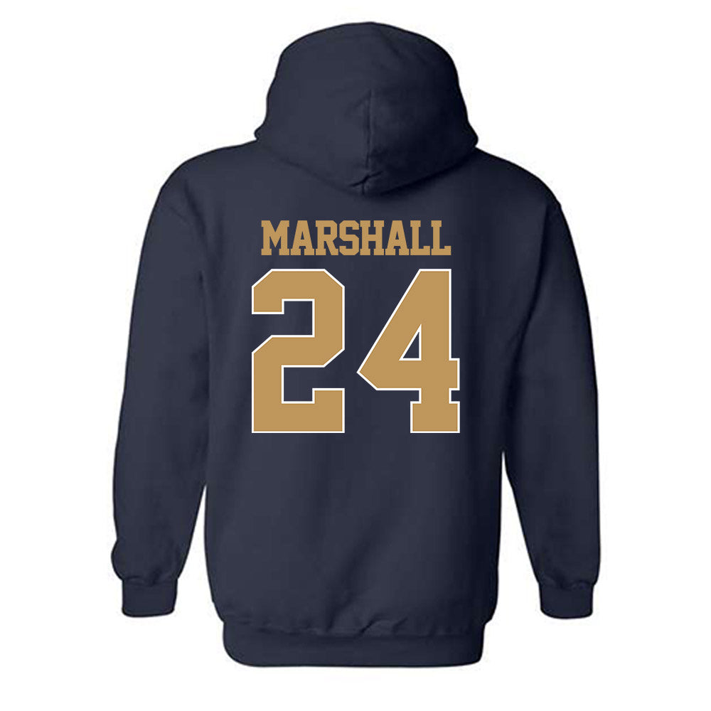 Georgia Tech - NCAA Football : Shane Marshall - Classic Shersey Hooded Sweatshirt-1