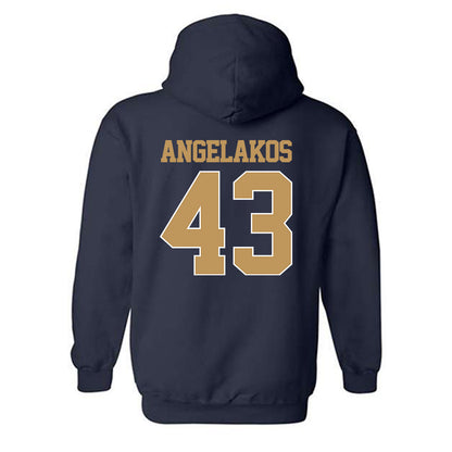 Georgia Tech - NCAA Baseball : Dimitri Angelakos - Classic Shersey Hooded Sweatshirt-1