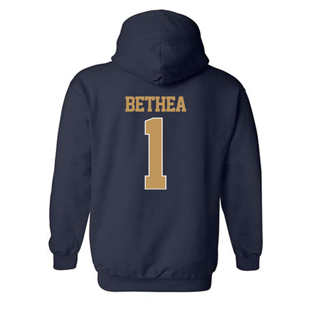 Georgia Tech - NCAA Women's Volleyball : Riley Bethea - Classic Shersey Hooded Sweatshirt-1