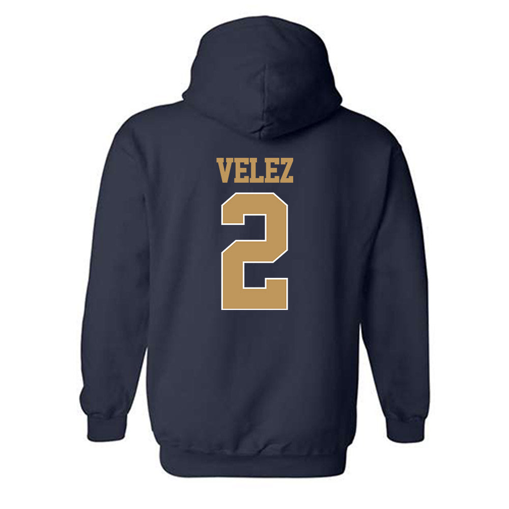 Georgia Tech - NCAA Women's Volleyball : Sofia Velez - Classic Shersey Hooded Sweatshirt-1