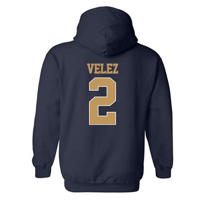 Georgia Tech - NCAA Women's Volleyball : Sofia Velez - Classic Shersey Hooded Sweatshirt-1