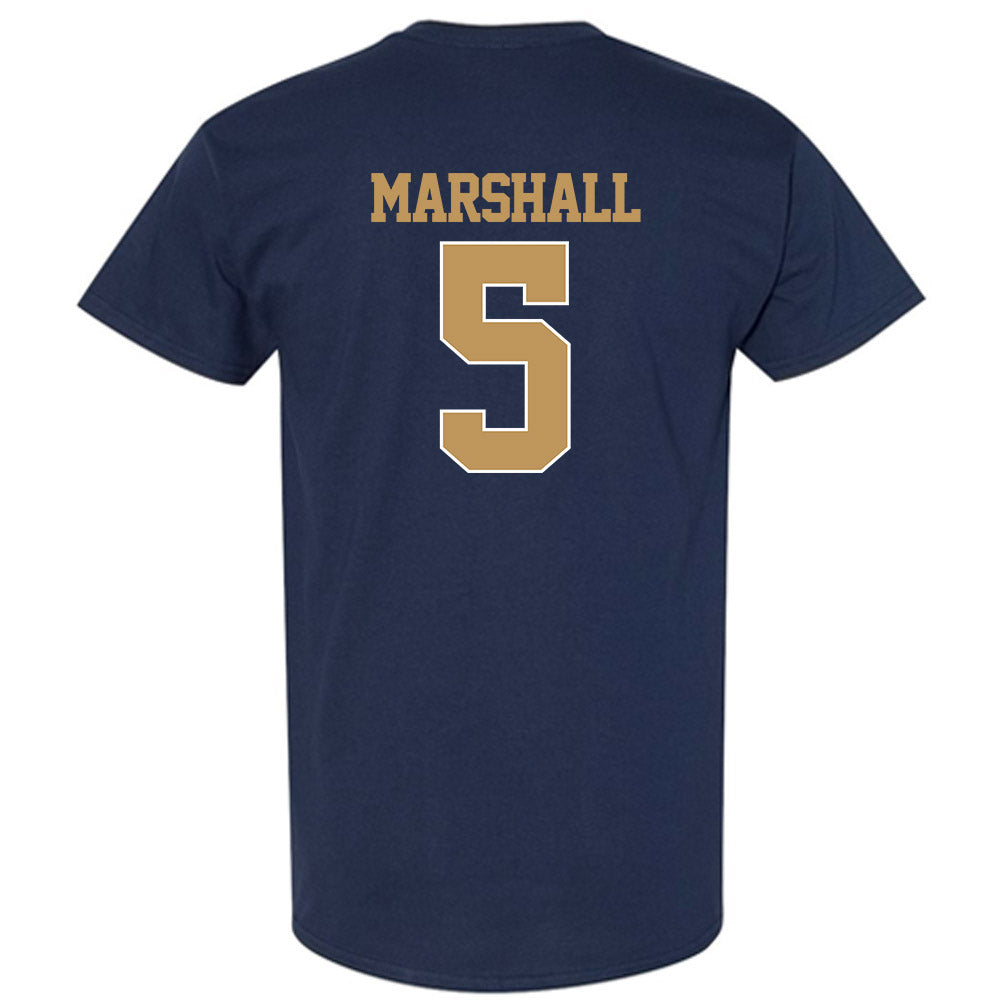 Georgia Tech - NCAA Men's Basketball : Peyton Marshall - Classic Shersey T-Shirt-1