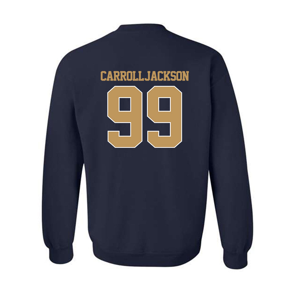 Georgia Tech - NCAA Football : Vincent Carroll-Jackson - Classic Shersey Crewneck Sweatshirt-1