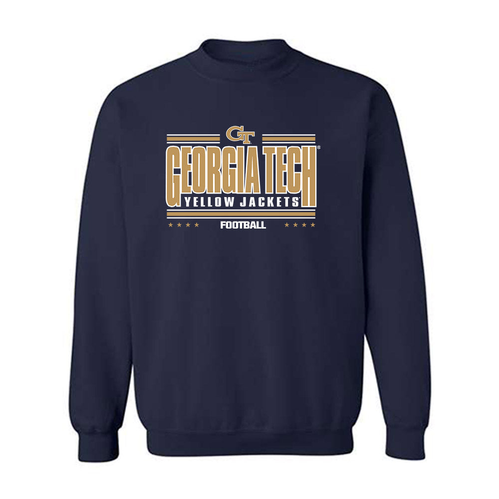Georgia Tech - NCAA Football : Cal Keeler - Classic Shersey Crewneck Sweatshirt-0