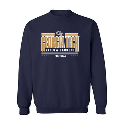 Georgia Tech - NCAA Football : Cal Keeler - Classic Shersey Crewneck Sweatshirt-0