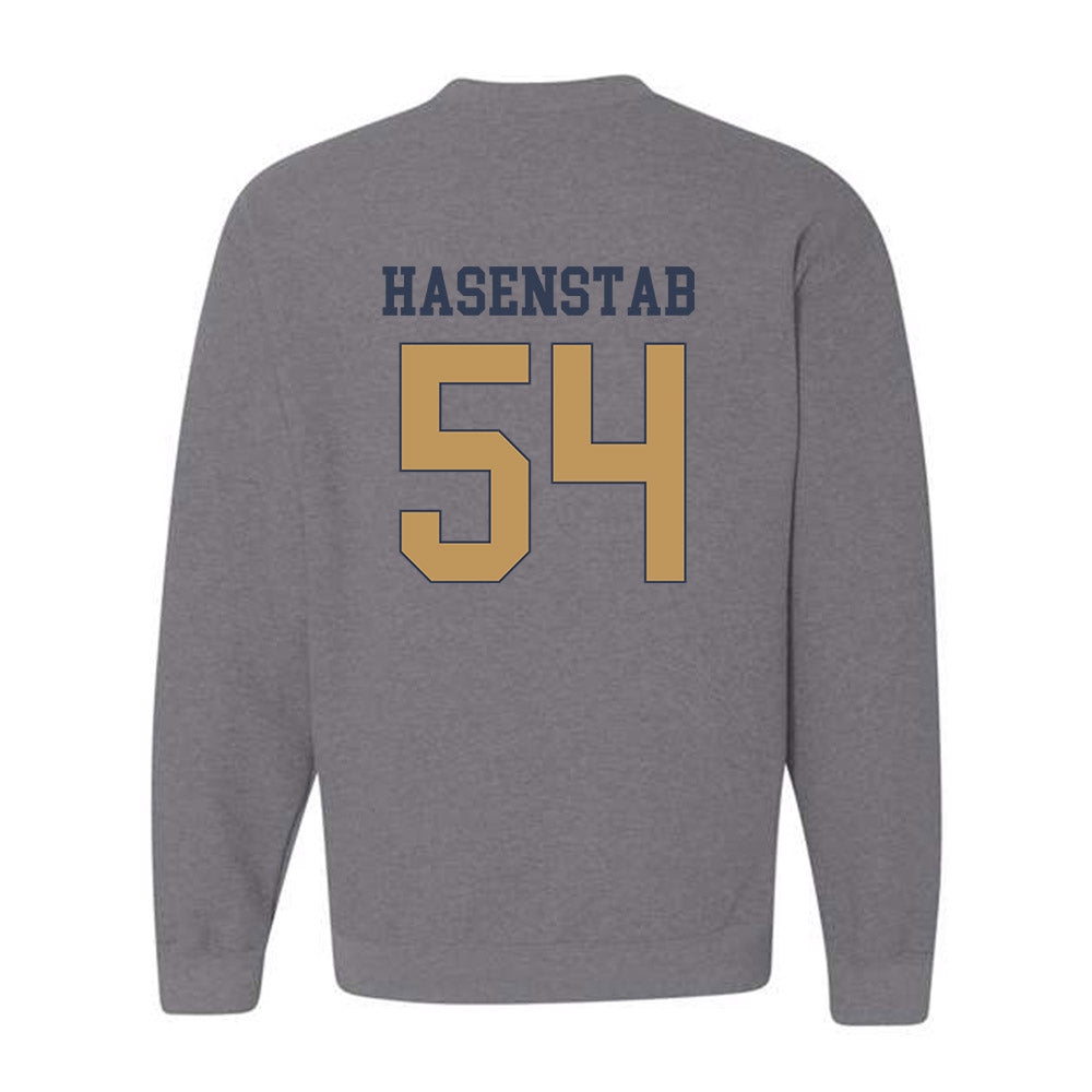 Georgia Tech - NCAA Baseball : Riley Hasenstab - Classic Fashion Shersey Crewneck Sweatshirt-1