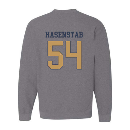 Georgia Tech - NCAA Baseball : Riley Hasenstab - Classic Fashion Shersey Crewneck Sweatshirt-1