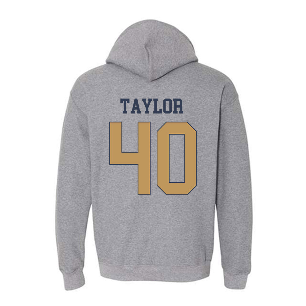 Georgia Tech - NCAA Football : Joshua Taylor - Classic Fashion Shersey Hooded Sweatshirt-1