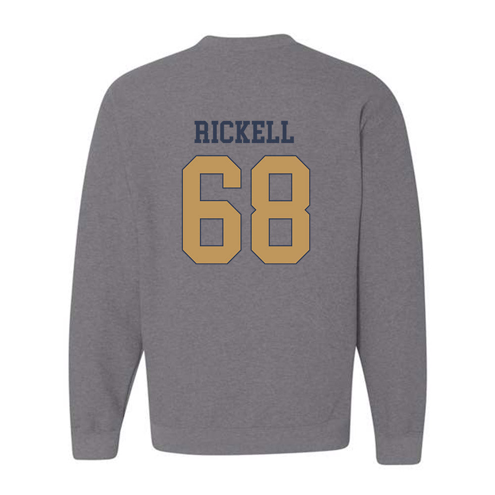 Georgia Tech - NCAA Football : Eli Rickell - Classic Fashion Shersey Crewneck Sweatshirt-1