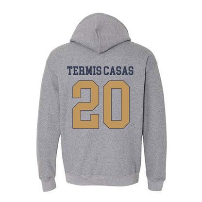 Georgia Tech - NCAA Women's Basketball : Ariadna Termis Casas - Classic Fashion Shersey Hooded Sweatshirt-1