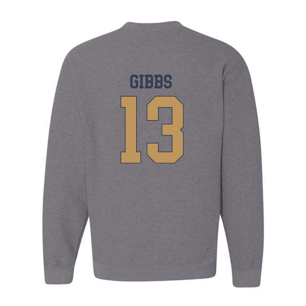 Georgia Tech - NCAA Football : Syeed Gibbs - Classic Fashion Shersey Crewneck Sweatshirt-1