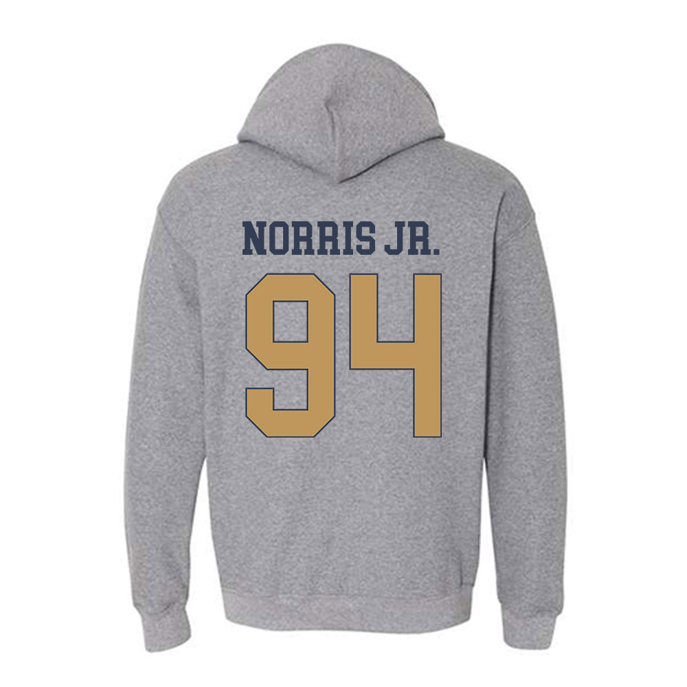 Georgia Tech - NCAA Football : Derry Norris Jr. - Classic Fashion Shersey Hooded Sweatshirt-1