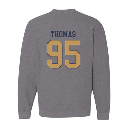 Georgia Tech - NCAA Football : Tawfiq Thomas - Classic Fashion Shersey Crewneck Sweatshirt-1