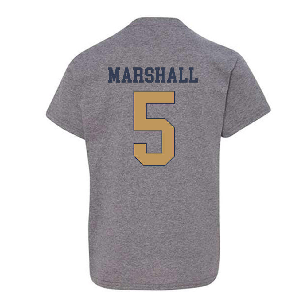 Georgia Tech - NCAA Men's Basketball : Peyton Marshall - Classic Fashion Shersey Youth T-Shirt-1