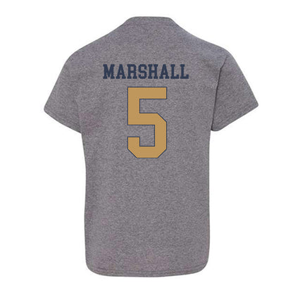 Georgia Tech - NCAA Men's Basketball : Peyton Marshall - Classic Fashion Shersey Youth T-Shirt-1
