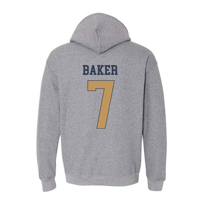 Georgia Tech - NCAA Baseball : Will Baker - Classic Fashion Shersey Hooded Sweatshirt-1