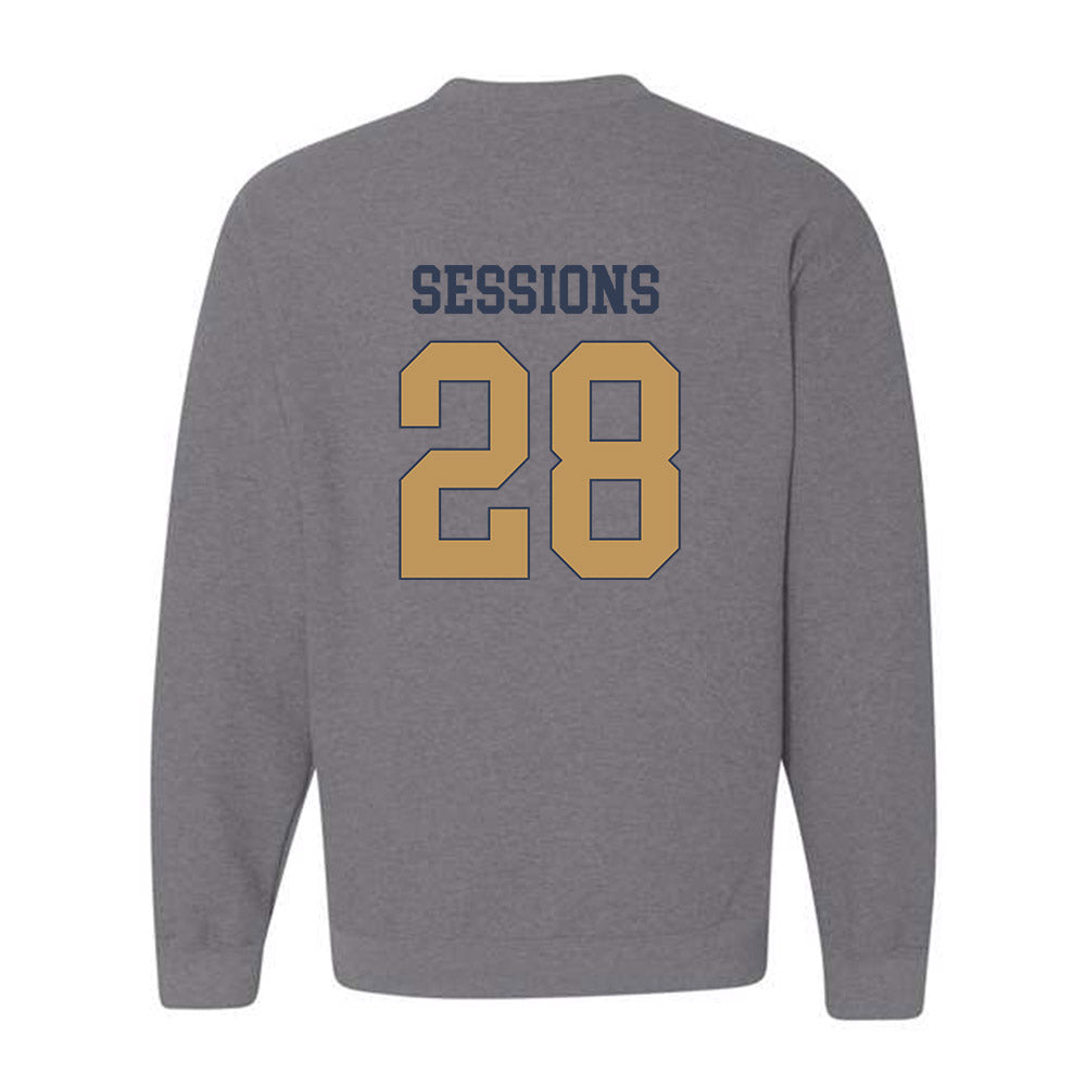 Georgia Tech - NCAA Football : Elgin Sessions - Classic Fashion Shersey Crewneck Sweatshirt-1