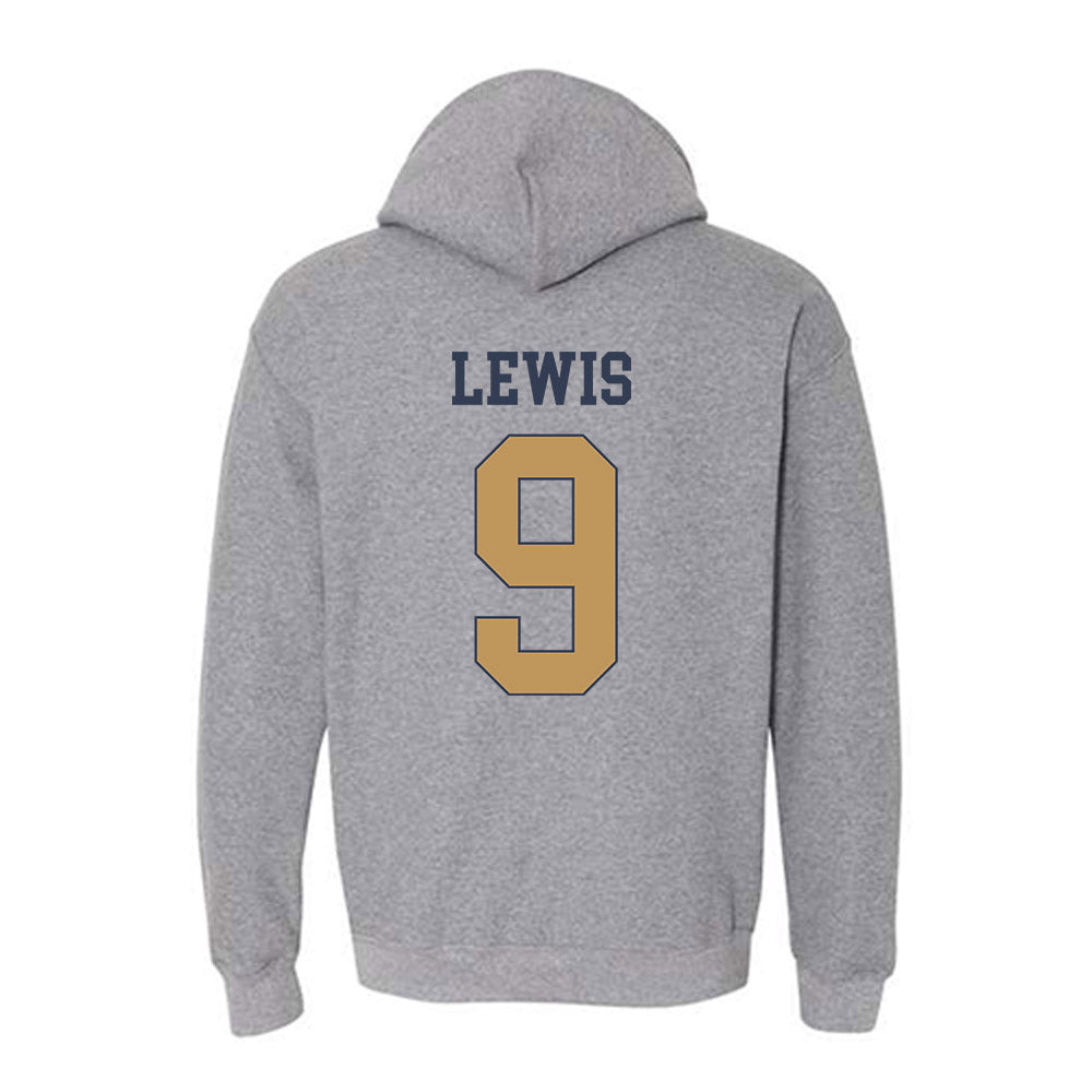 Georgia Tech - NCAA Baseball : Coleman Lewis - Classic Fashion Shersey Hooded Sweatshirt-1