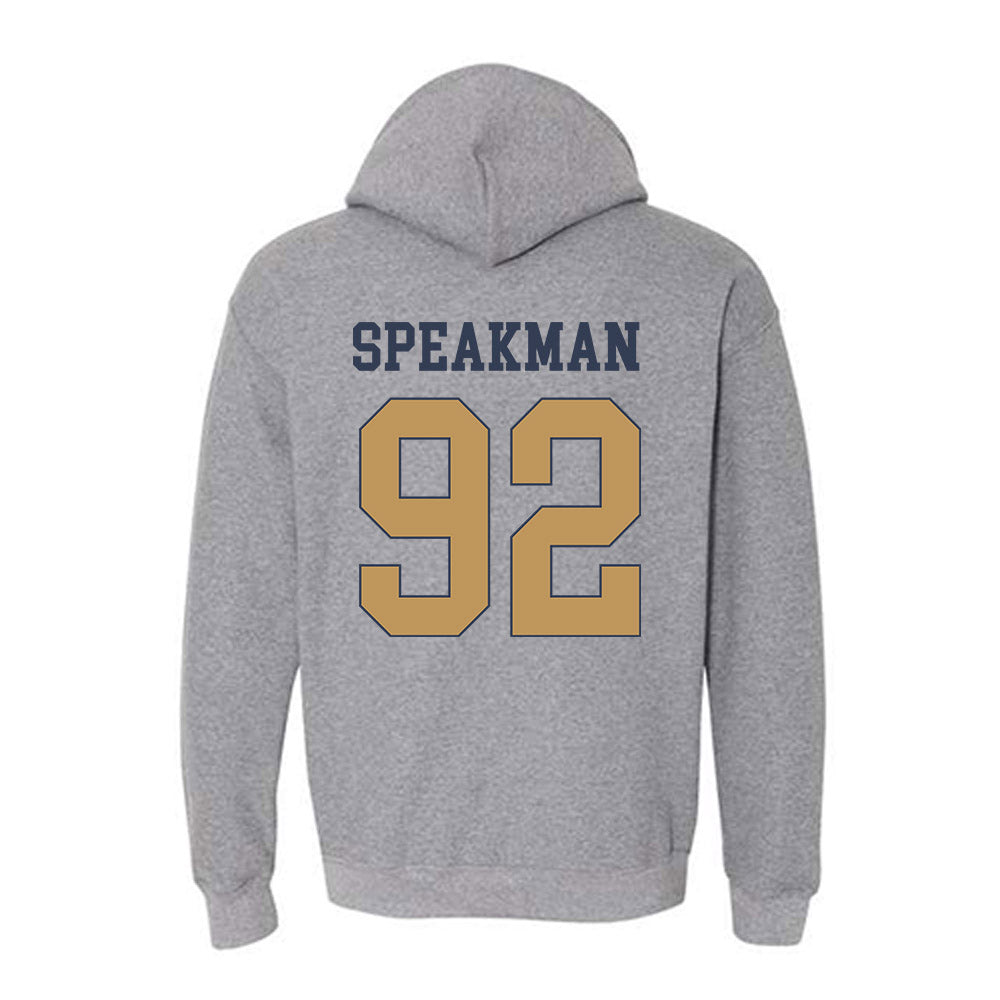 Georgia Tech - NCAA Football : Christian Speakman - Classic Fashion Shersey Hooded Sweatshirt-1