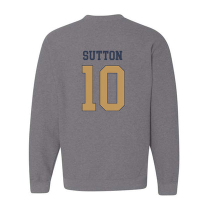 Georgia Tech - NCAA Men's Basketball : Darrions Sutton - Classic Fashion Shersey Crewneck Sweatshirt-1