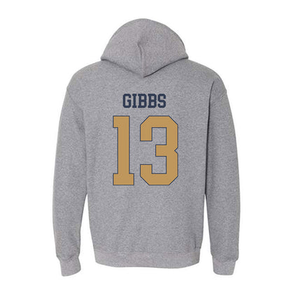 Georgia Tech - NCAA Football : Syeed Gibbs - Classic Fashion Shersey Hooded Sweatshirt-1