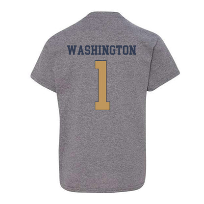 Georgia Tech - NCAA Men's Basketball : Lamar Washington - Classic Fashion Shersey Youth T-Shirt-1