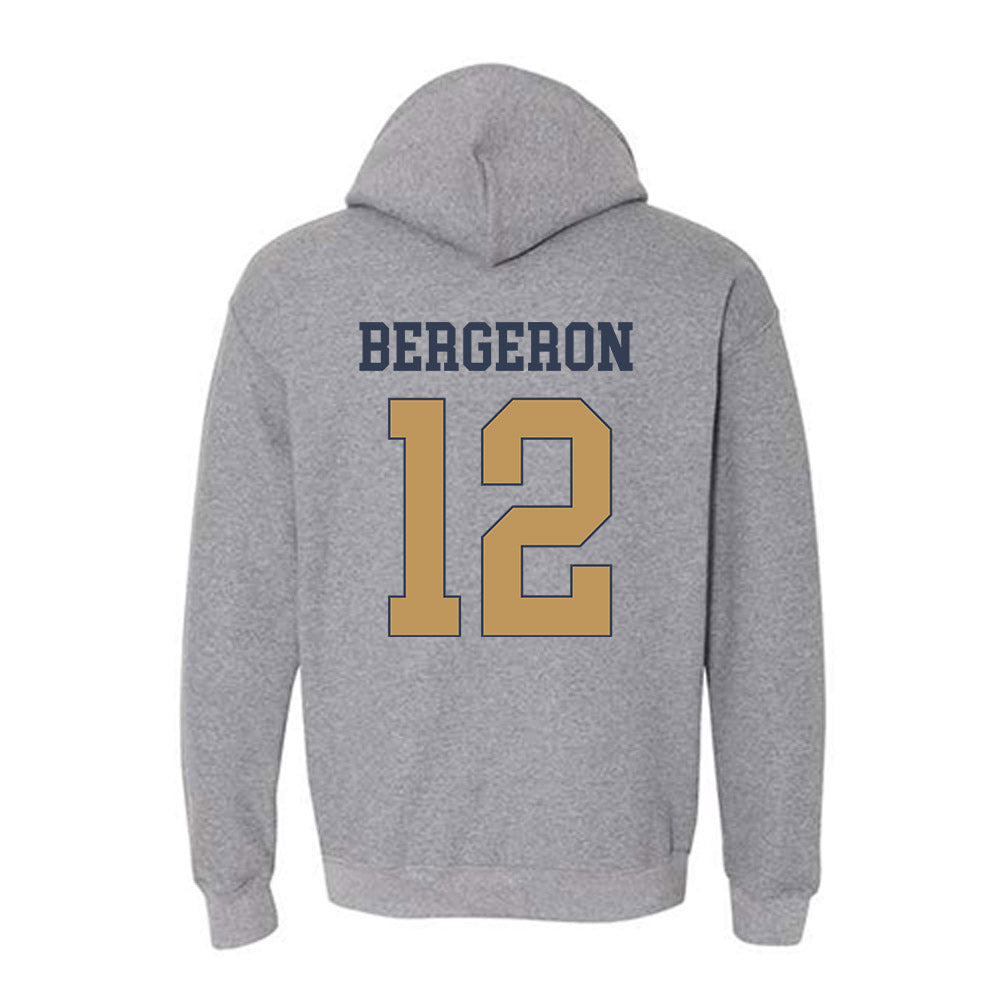 Georgia Tech - NCAA Football : Cole Bergeron - Classic Fashion Shersey Hooded Sweatshirt-1
