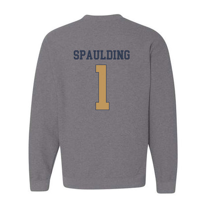 Georgia Tech - NCAA Football : Cayman Spaulding - Classic Fashion Shersey Crewneck Sweatshirt-1