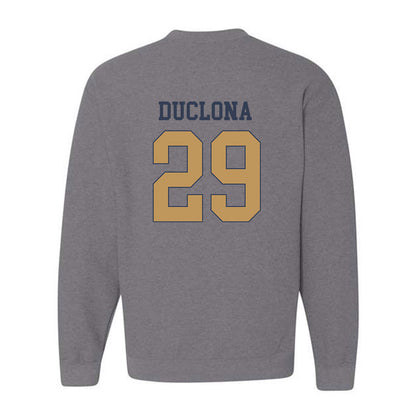 Georgia Tech - NCAA Football : Jonas Duclona - Classic Fashion Shersey Crewneck Sweatshirt-1