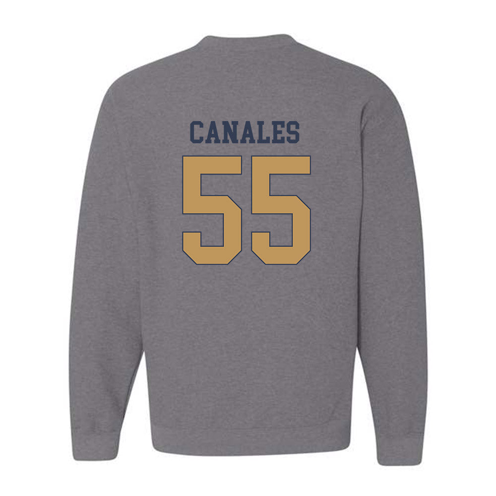 Georgia Tech - NCAA Football : Xavier Canales - Classic Fashion Shersey Crewneck Sweatshirt-1
