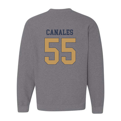 Georgia Tech - NCAA Football : Xavier Canales - Classic Fashion Shersey Crewneck Sweatshirt-1
