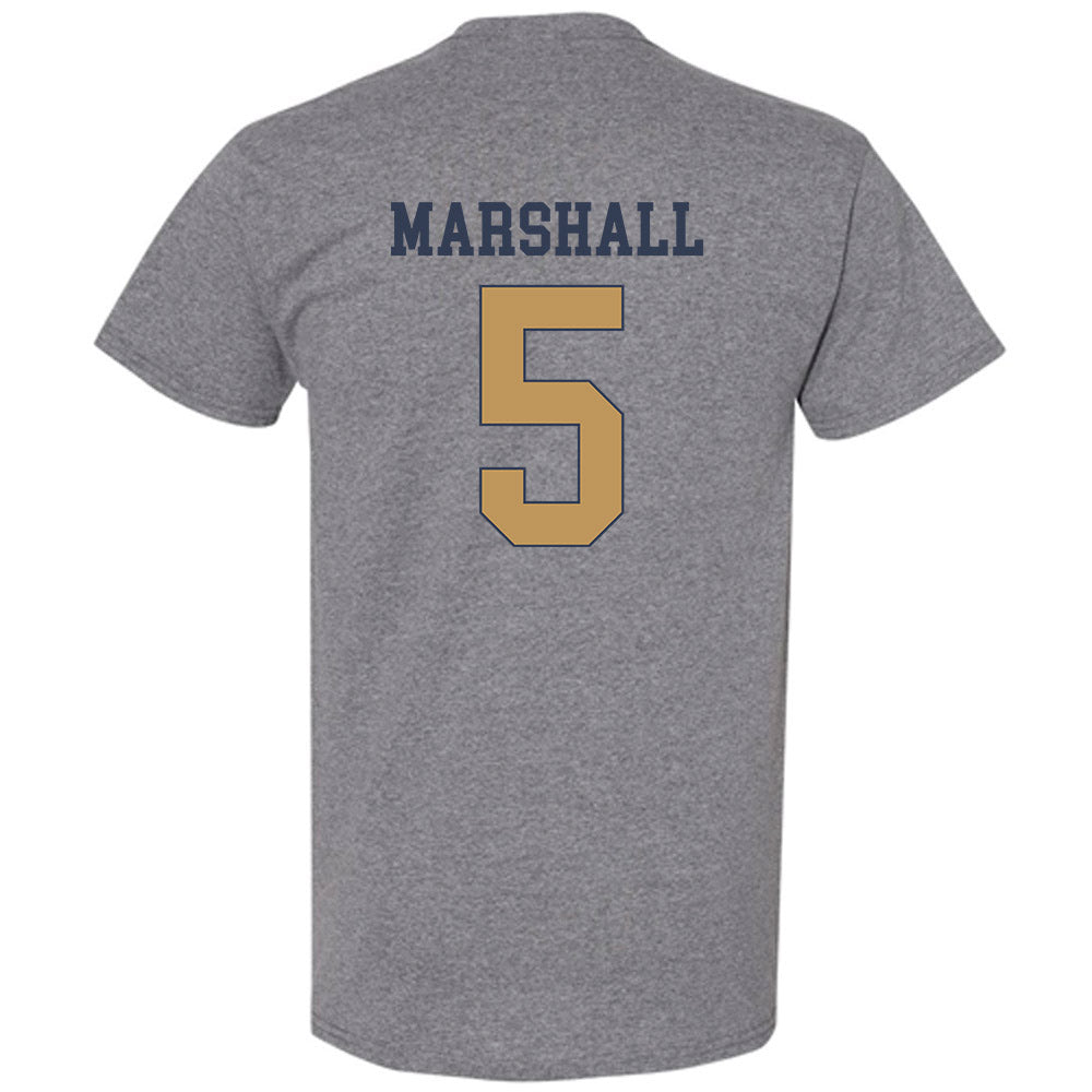 Georgia Tech - NCAA Men's Basketball : Peyton Marshall - Classic Fashion Shersey T-Shirt-1