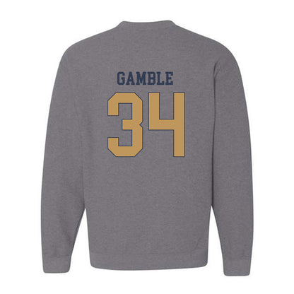 Georgia Tech - NCAA Football : CJ Gamble - Classic Fashion Shersey Crewneck Sweatshirt-1