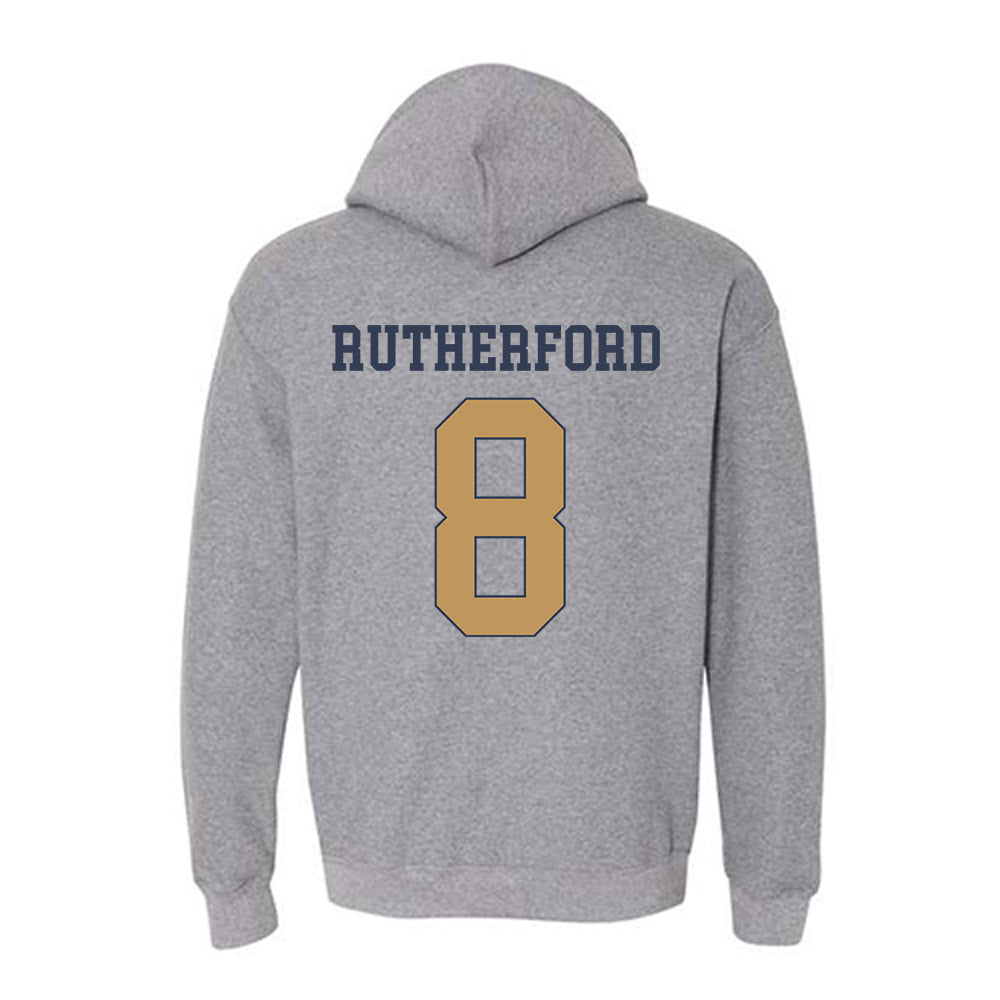 Georgia Tech - NCAA Football : Malik Rutherford - Classic Fashion Shersey Hooded Sweatshirt-1