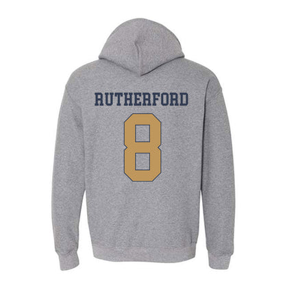 Georgia Tech - NCAA Football : Malik Rutherford - Classic Fashion Shersey Hooded Sweatshirt-1