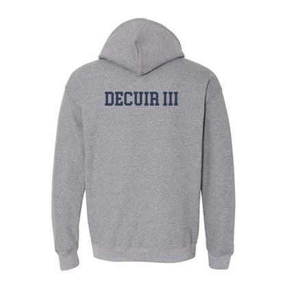 Georgia Tech - NCAA Men's Track & Field : Winston DeCuir III - Classic Fashion Shersey Hooded Sweatshirt-1