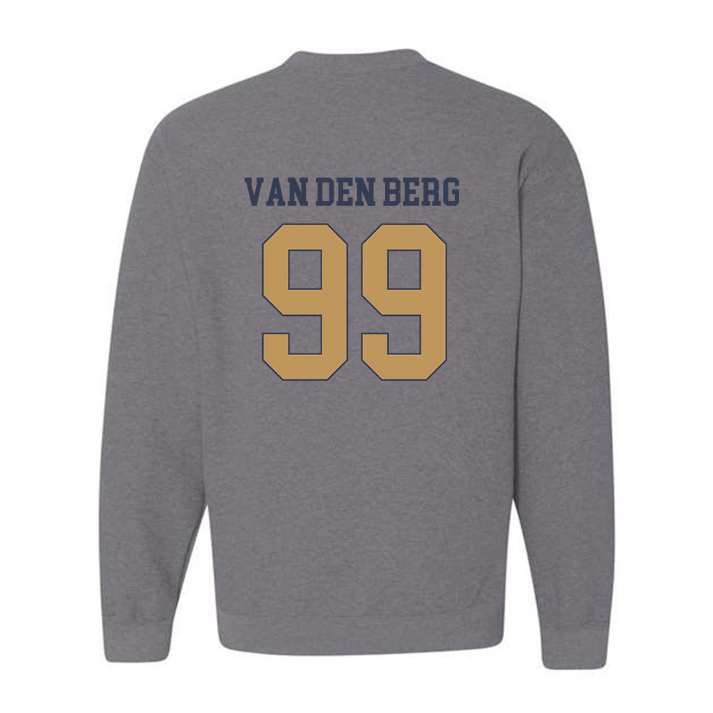 Georgia Tech - NCAA Football : Jordan van den Berg - Classic Fashion Shersey Crewneck Sweatshirt-1