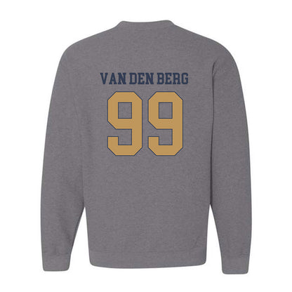Georgia Tech - NCAA Football : Jordan van den Berg - Classic Fashion Shersey Crewneck Sweatshirt-1