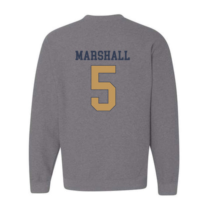 Georgia Tech - NCAA Men's Basketball : Peyton Marshall - Classic Fashion Shersey Crewneck Sweatshirt-1