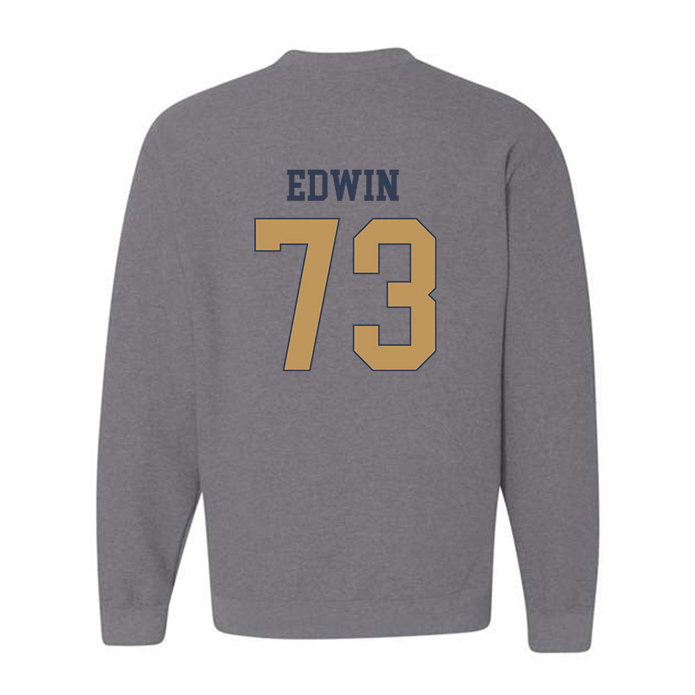 Georgia Tech - NCAA Football : Favour Edwin - Classic Fashion Shersey Crewneck Sweatshirt-1